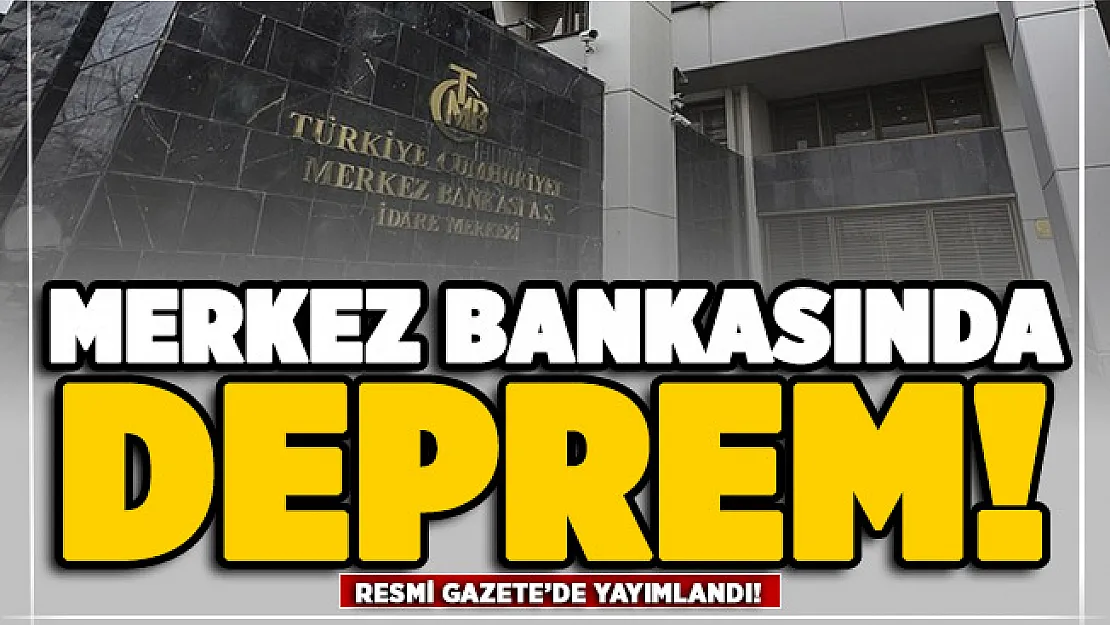 Merkez Bankasında deprem! Murat Uysal görevden alındı: Yerine Naci Ağbal Atandı