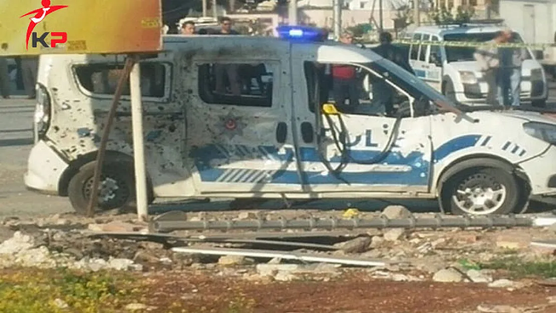 Mersin'de Polis Aracına Bombalı Saldırı !
