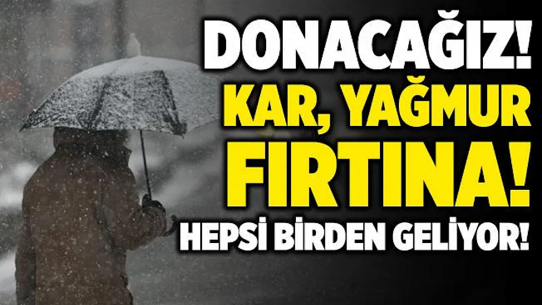 Meteoroloji 22 Kasım Pazar 2020 hava durumu tahminlerini açıkladı! Yağmur, kar ve fırtına geliyor!
