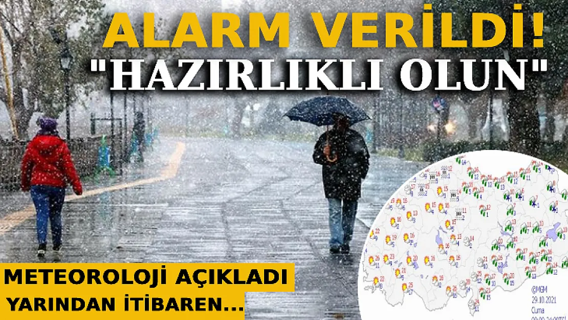 Meteoroloji Alarm Verdi: Yağışlara Hazırlıklı Olun!