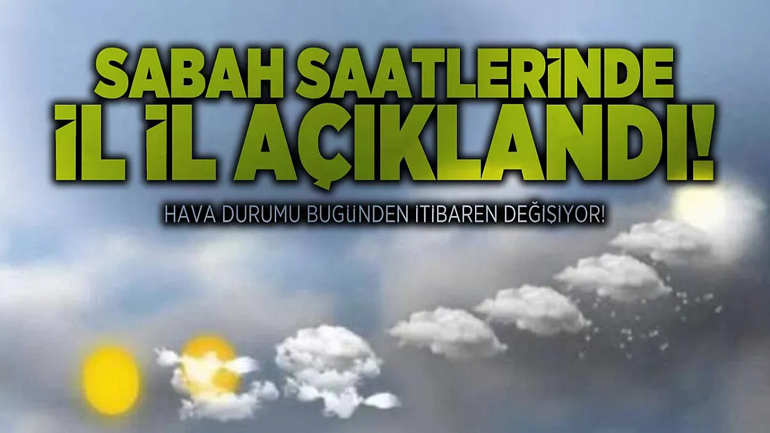 Meteoroloji harita paylaşarak duyurdu! O bölgelerde yaşayanlara kritik uyarı