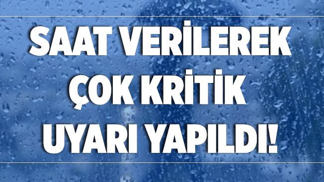Meteoroloji o bölgelerimizi saat vererek uyardı! 14 Eylül hava durum tahminleri