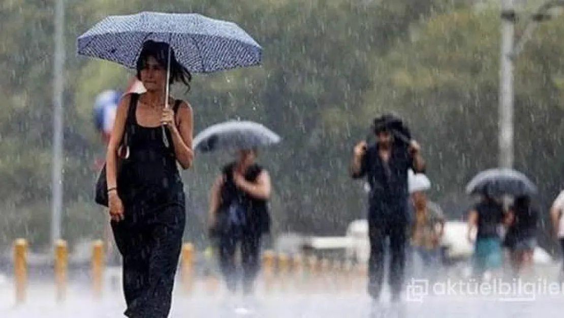 Meteoroloji Saat Vererek Uyardı ! Şiddetli Sağanak Yağış Geliyor