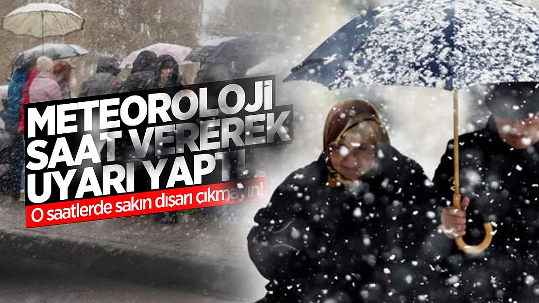 Meteoroloji saat vererek uyarı yaptı! Çığ, kar ve kuvvetli fırtına geliyor