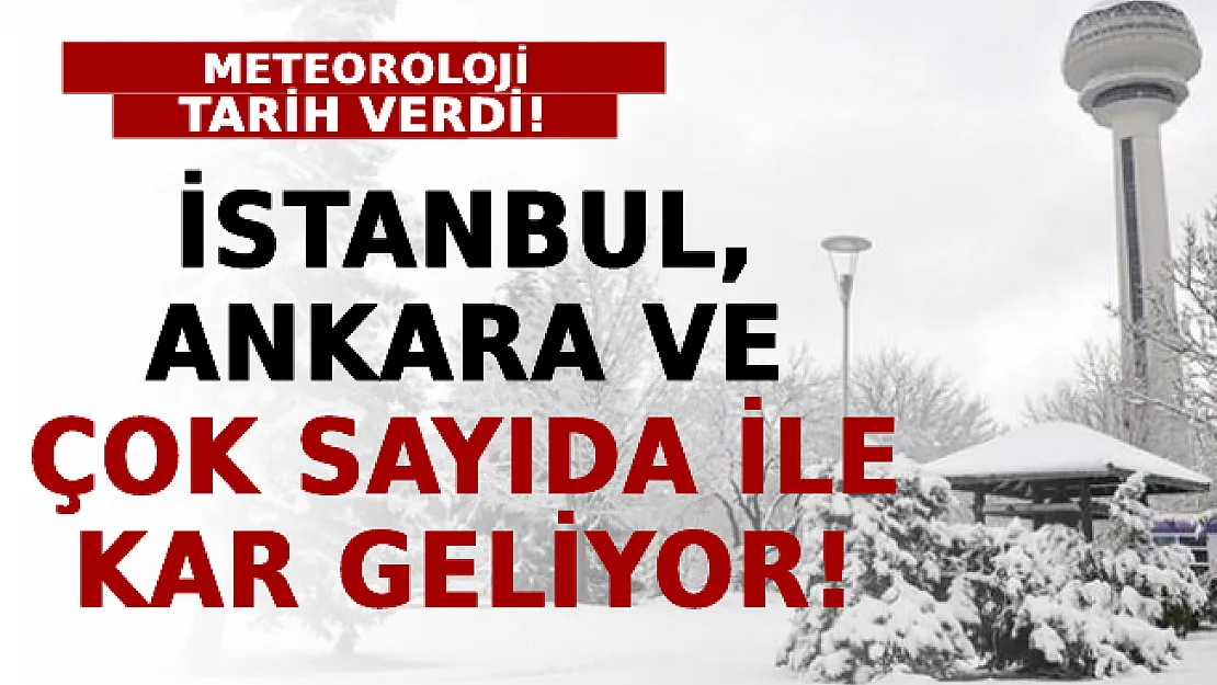 Meteoroloji Tarih Verdi: İstanbul, Ankara Ve Çok Sayıda İle Kar Geliyor!