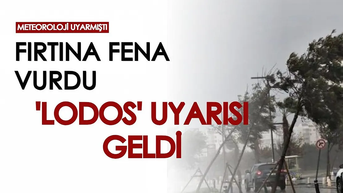 Meteoroloji uyarmıştı, fırtına fena vurdu! Uzman: 'Lodos devam edecek' açıklaması yaptı