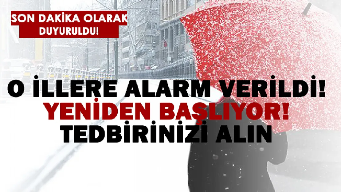 Meteoroloji'den 22 il için son dakika uyarısı!  Yarın akşama kadar devam edecek!