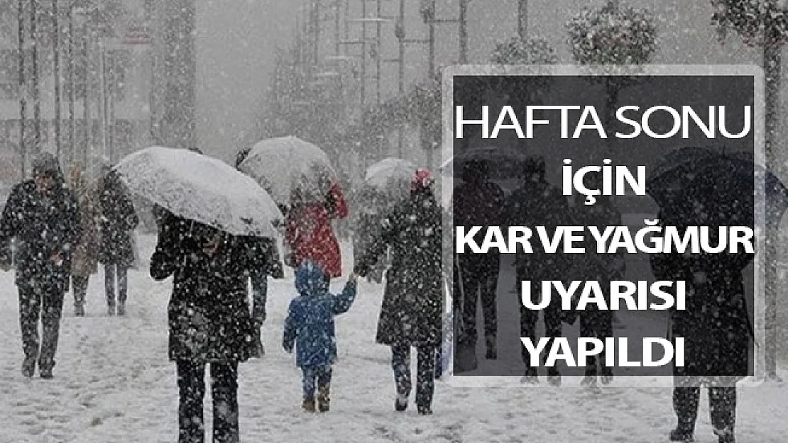 Meteoroloji'den Çok Önemli Uyarı: Şiddetli Kar ve Yağmur Yağışı Geliyor