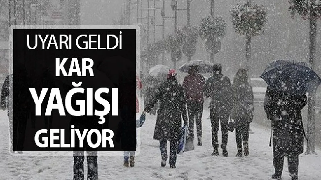 Meteoroloji'den İstanbullulara Kar Yağışı Uyarısı ! İllere Göre Hava Durumu Tahmini