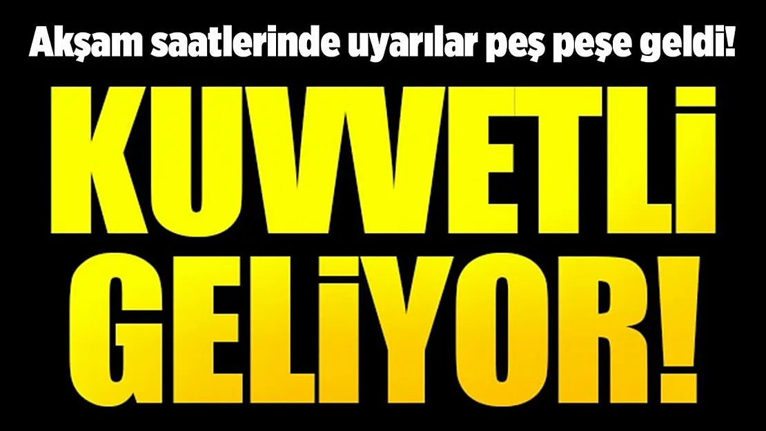 Meteoroloji'den kar, yağmur, rüzgar ve çığ uyarıları peş peşe geldi!