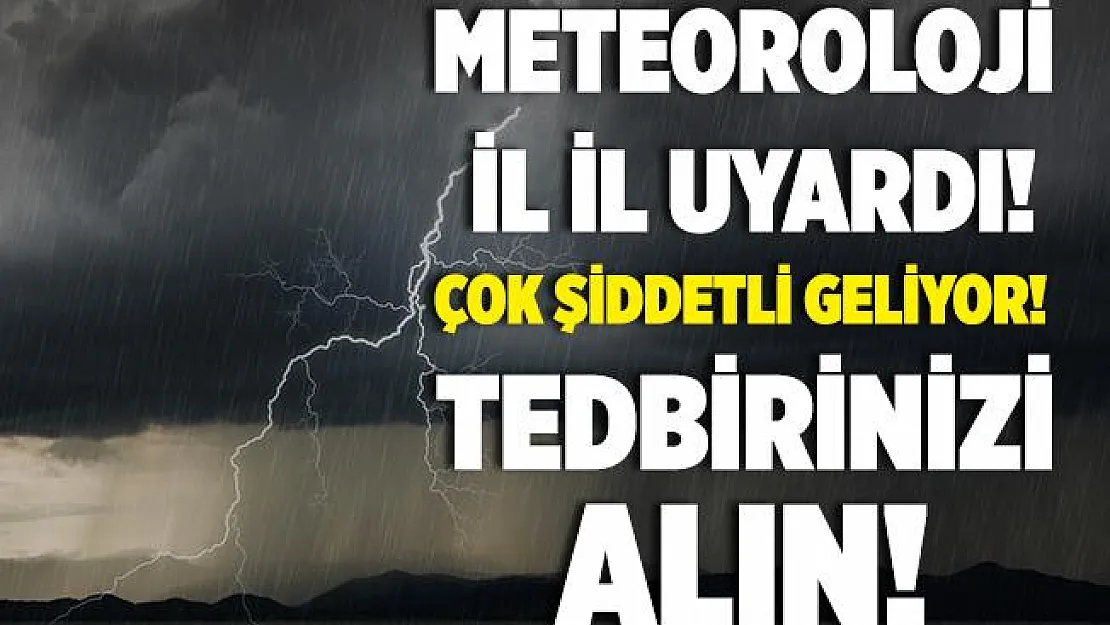 Meteoroloji'den kritik uyarılar peş peşe geldi! Bu geceden itibaren 10 ile şiddetli sağanak yağış geliyor! Sel, su baskını, yıldırım ve hortuma karşı dikkat!