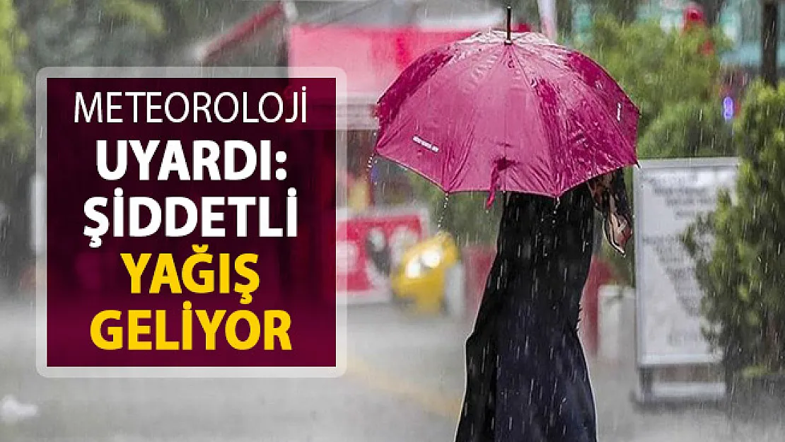 Meteoroloji'den Uyarı Geldi ! Şiddetli Yağış Geliyor