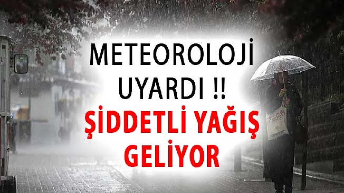 Meteoroloji'den Uyarı Üstüne Uyarı Geldi ! Kuvvetli Yağış Geliyor