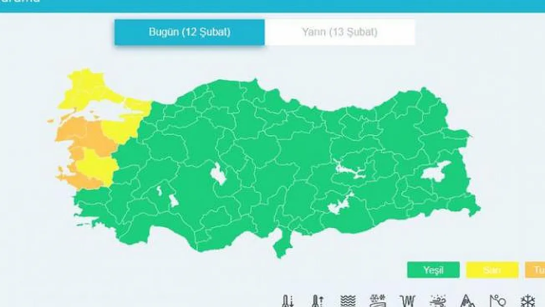 Meteorolojik Renk Kodları Ne Anlama Geliyor? Meteouyarı Sistemi