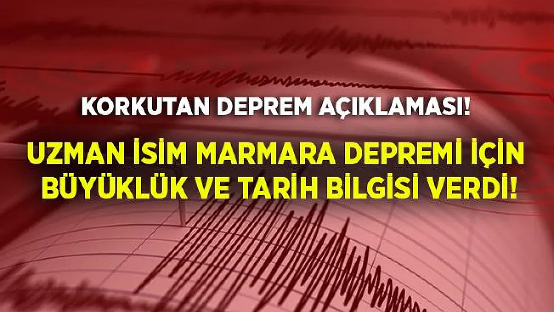 Meydana gelen depremler sonrasında Marmara Depremi için kritik uyarı geldi! Uzman isim Marmara Depremi'nin büyüklüğünü ve tarihini verdi!