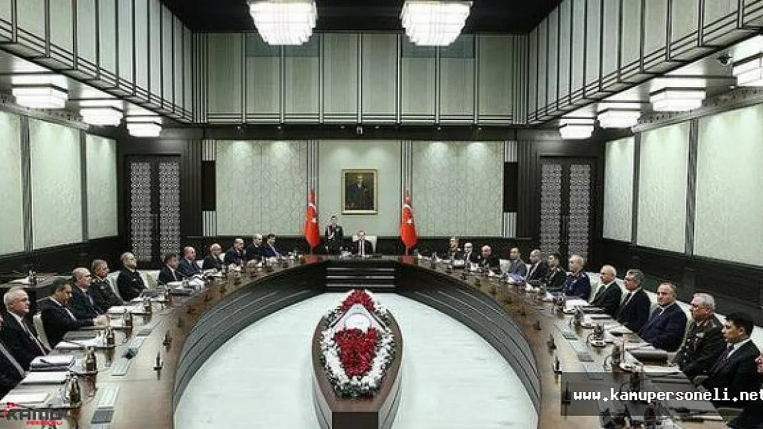 MGK Kararının Tam Metni Yayımlandı