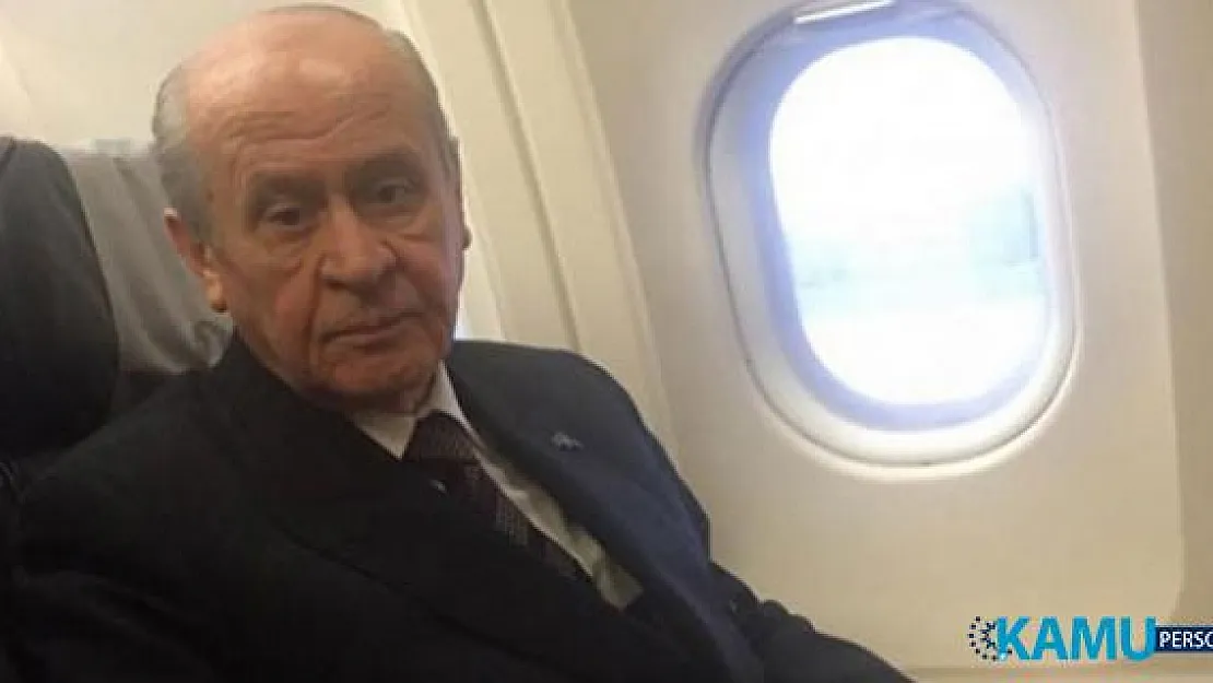 MHP Lideri Bahçeli Yıllar Sonra Uçağa Bindi