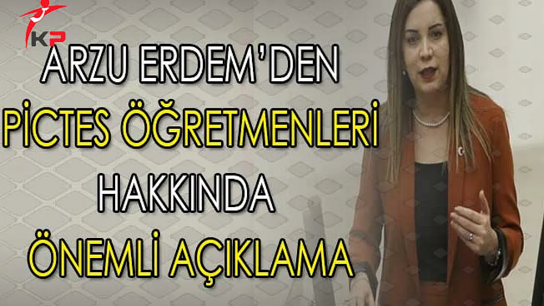 MHP'li Arzu Erdem PİCTES Öğretmenlerinin Sorunlarını Gündeme Getirdi