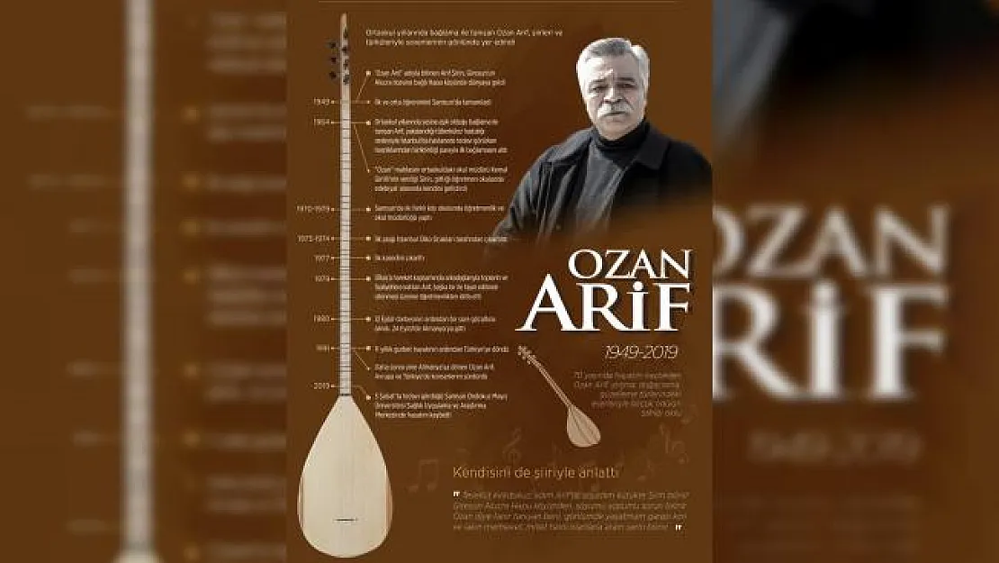 Milli duyguların sesi: Ozan Arif