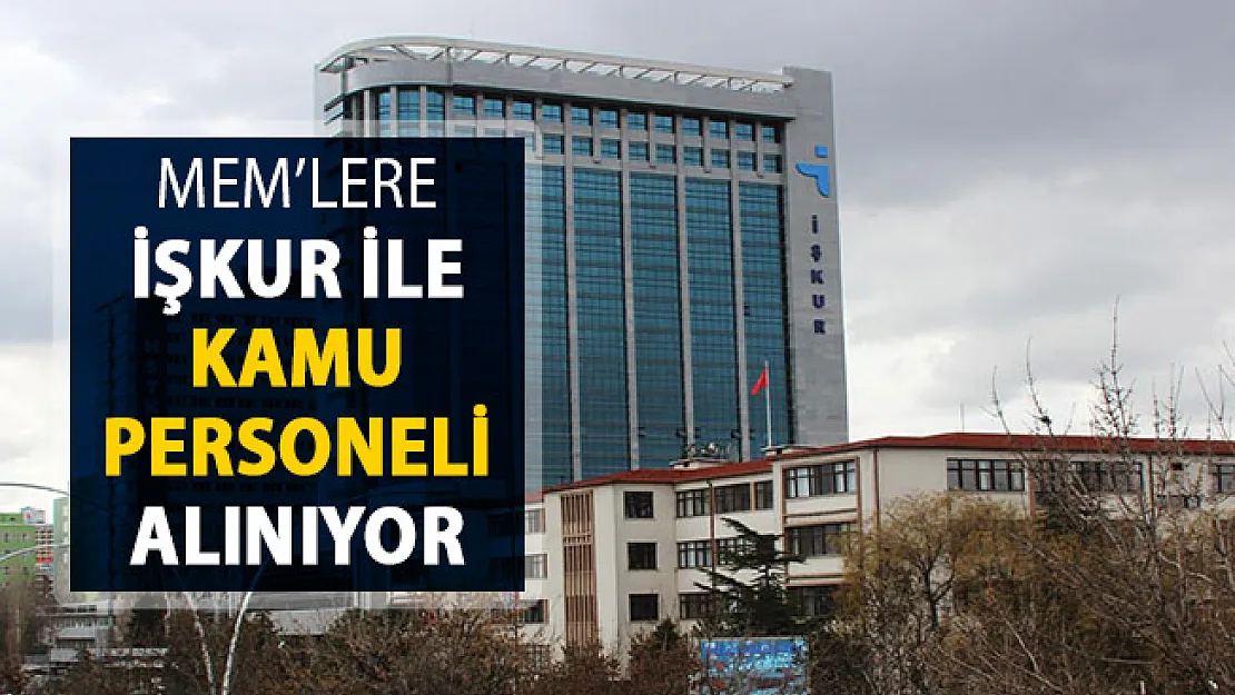 Milli Eğitim Müdürlüklerine İŞKUR Üzerinden Kamu Personeli Alımı Yapılıyor