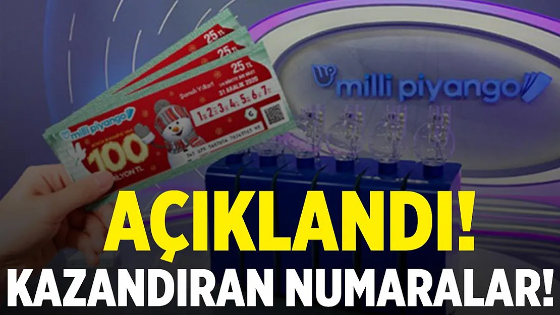 Milli Piyango yılbaşı çekiliş sonuçları belli oldu! Kazandıran ilk numaralar açıklandı!