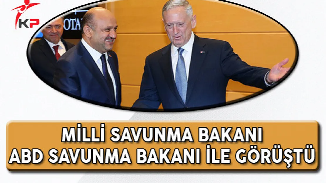 Milli Savunma Bakanı ABD Savunma Bakanı İle Görüştü