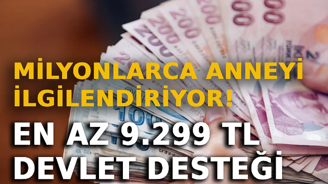 Milyonlarca Anneyi İlgilendiriyor: En Az 9.299 TL Devlet Desteği