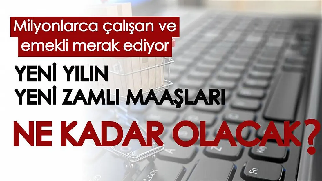 Milyonlarca çalışan ve emekli merak ediyor: Yeni yılın yeni zamlı maaşları ne kadar olacak?