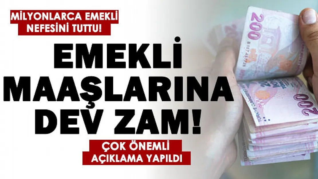 Milyonlarca emekli nefesini tuttu bekliyor! Emekli maaşlarına dev zam: Cumhurbaşkanı Erdoğan'a çağrı yapıldı