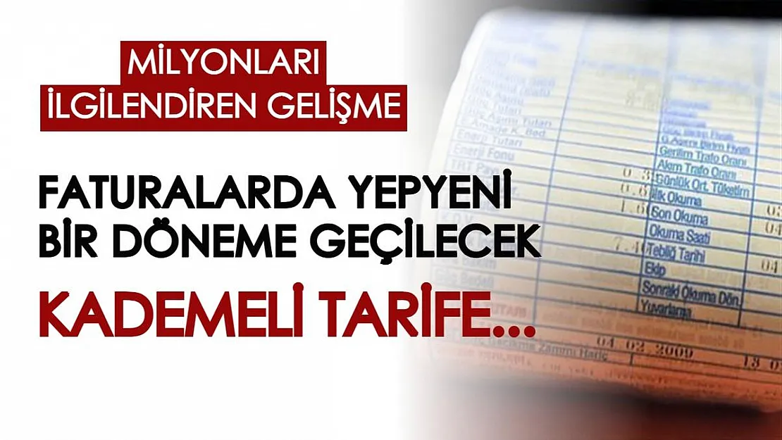 Milyonları ilgilendiren gelişme: Artık faturalarda yepyeni bir döneme geçiliyor