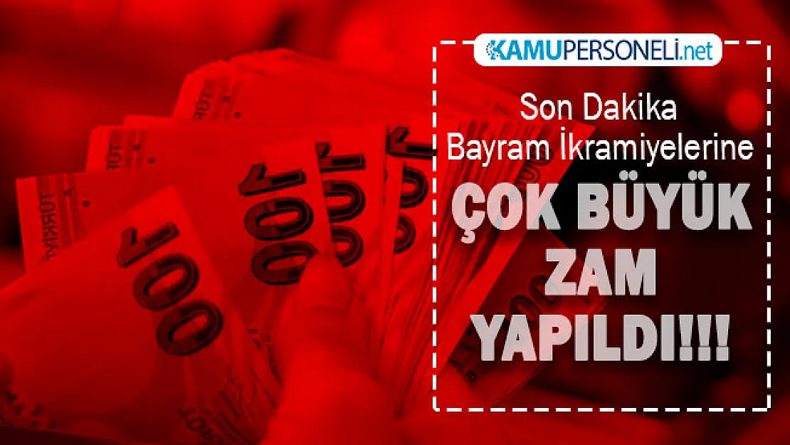 Milyonların beklediği haber sonunda geldi! 1.100 TL olan bayram ikramiyelerine çok büyük zam yapıldı: Ay sonunda hesaplarda