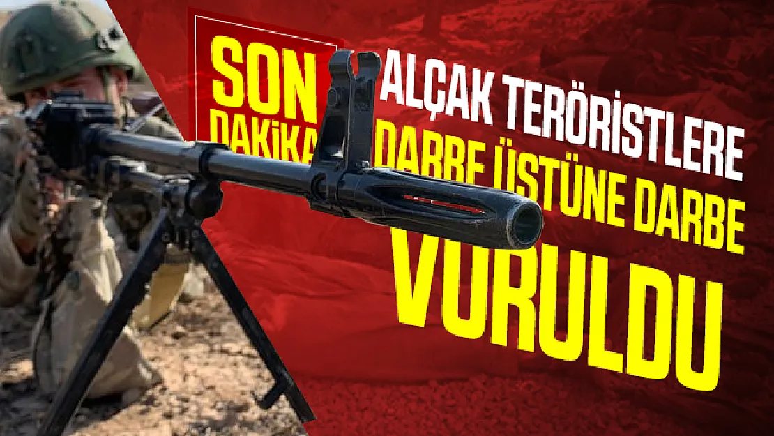 MSB son dakika duyurdu: Teröristlere darbe üstüne darbe vuruldu!