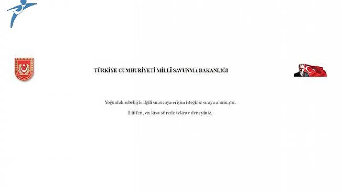 MSB'nin İnternet Sitesi Yine Çöktü!