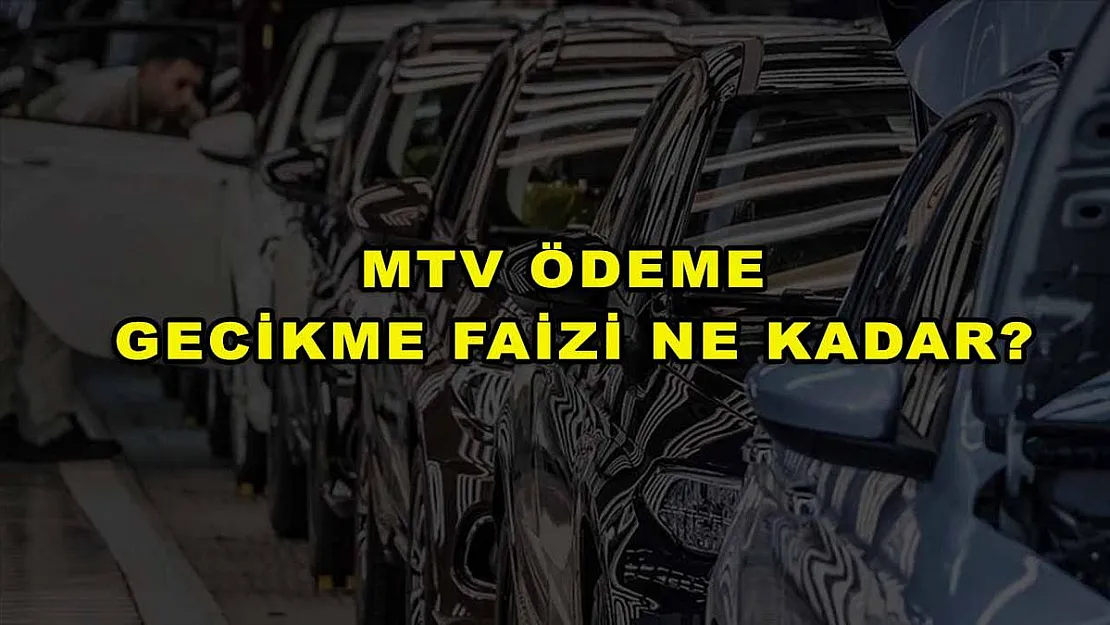 MTV Ödeme Gecikme Faizi Ne Kadar?