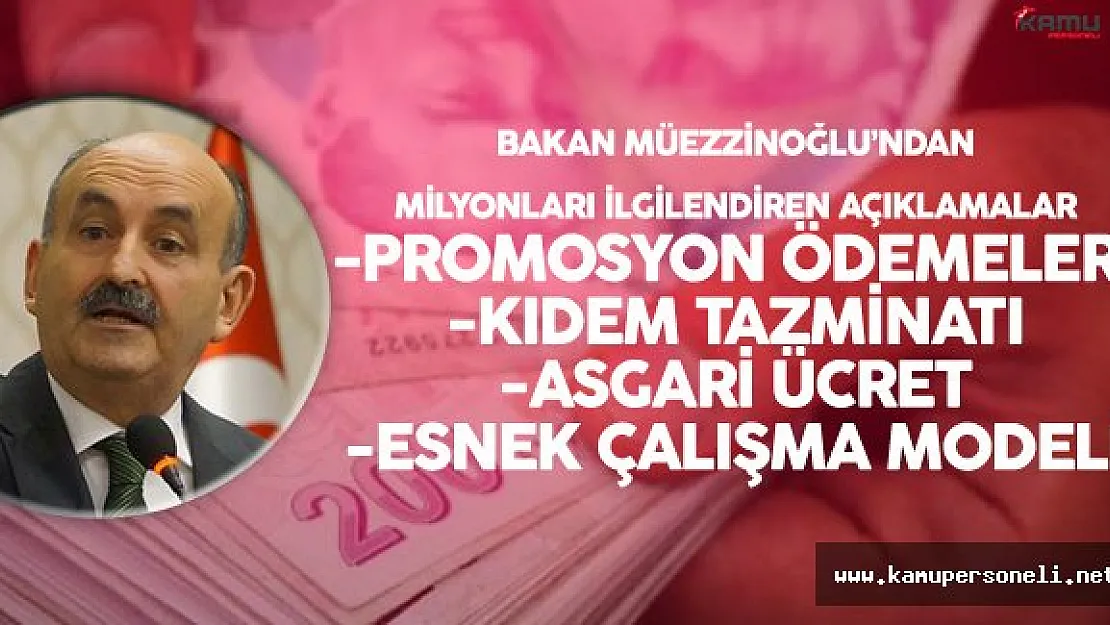 Müezzinoğlu'ndan Milyonlarca Emekli ve Çalışanı İlgilendiren Açıklamalar