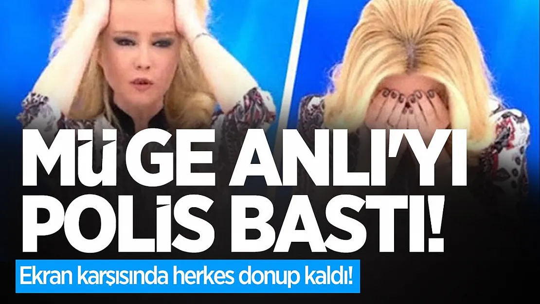 Müge Anlı programını polis bastı! Ekran karşısında herkes donup kaldı!