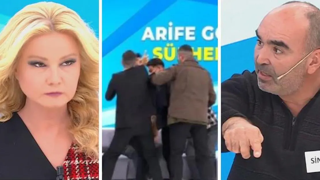 Müge Anlı'da büyük olay: Sinan Sardoğan'a saldırdılar! Acilen yayın kesildi