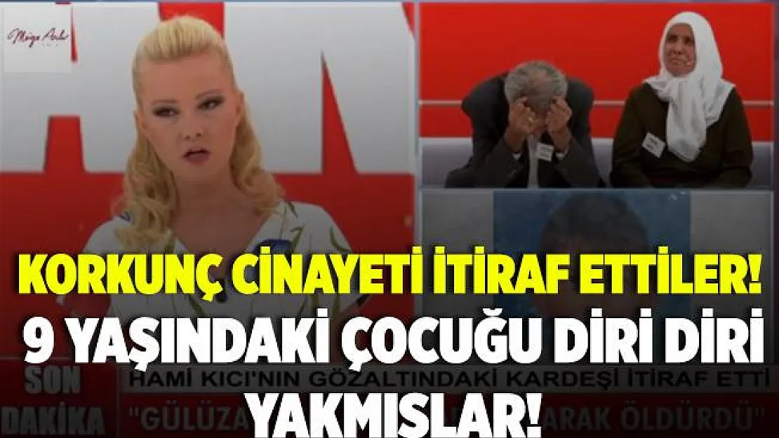Müge Anlı'da korkunç gerçek ortaya çıktı! Küçük Şiar, annesi ve sevgilisi tarafından diri diri yakılmış!