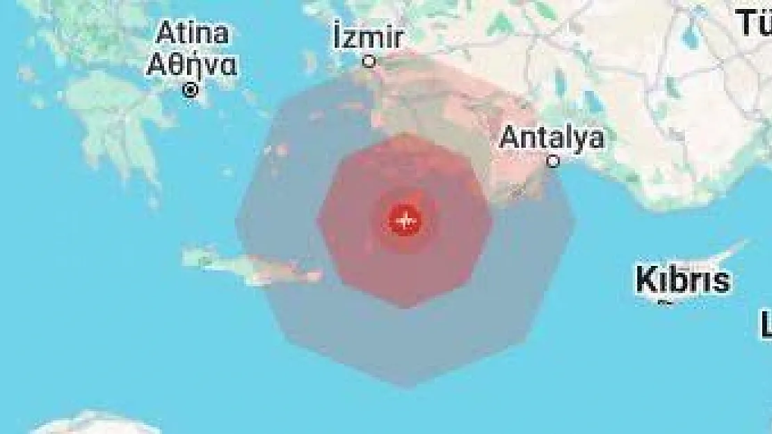 Muğla Açıklarında 6.0 Büyüklüğünde Deprem