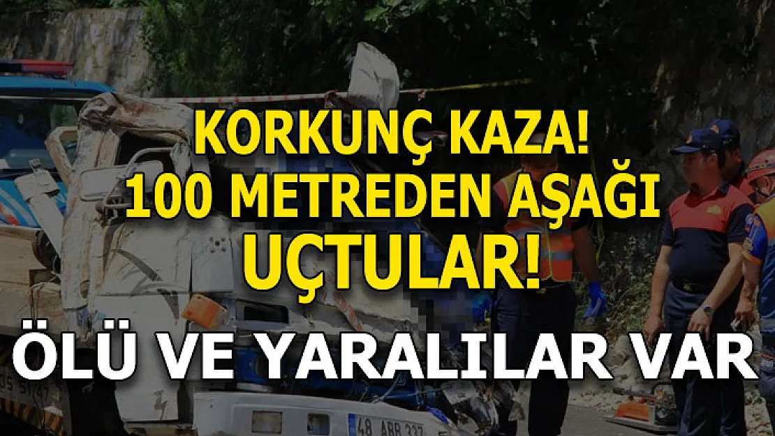 Muğla Marmaris kara yolunda feci trafik kazası! Ölü ve yaralılar var