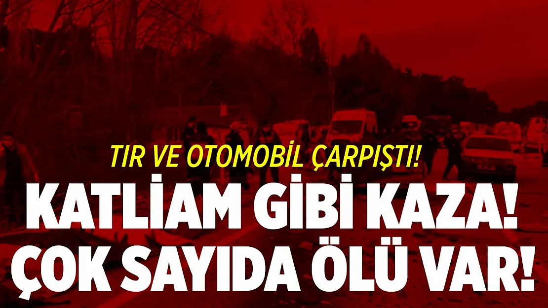 Muğla'da katliam gibi kaza! Ölüler var!