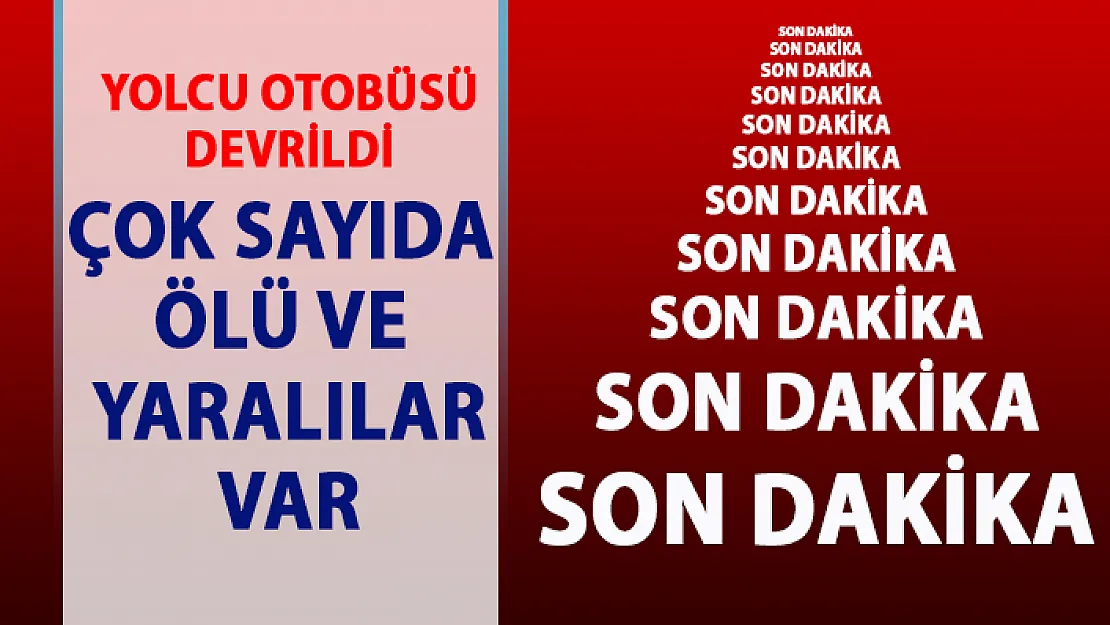 Muğla'nın Milas ilçesinde yolcu otobüsü devrildi! Çok sayıda ölü ve yaralı var