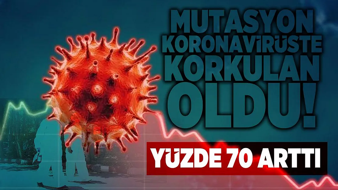 Mutasyon Koronavirüste korkulan oldu! Yüzde 70 arttı