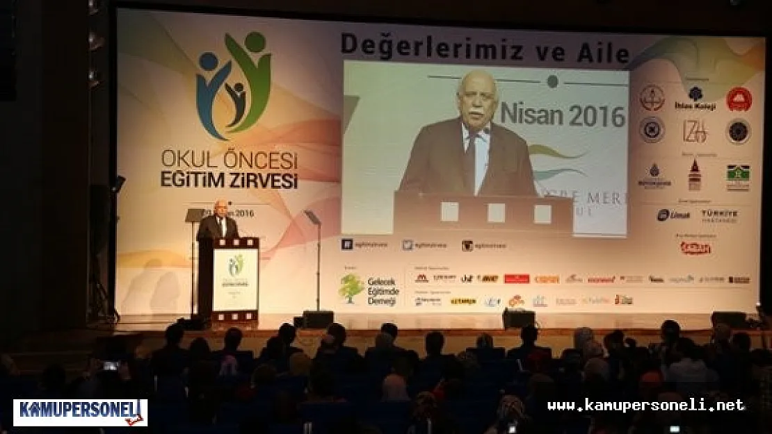 Nabi Avcı Okul Öncesi Eğitim Zirvesinde