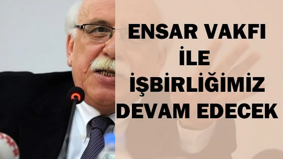 Nabi AVCI'dan Ensar Vakfı Açıklaması