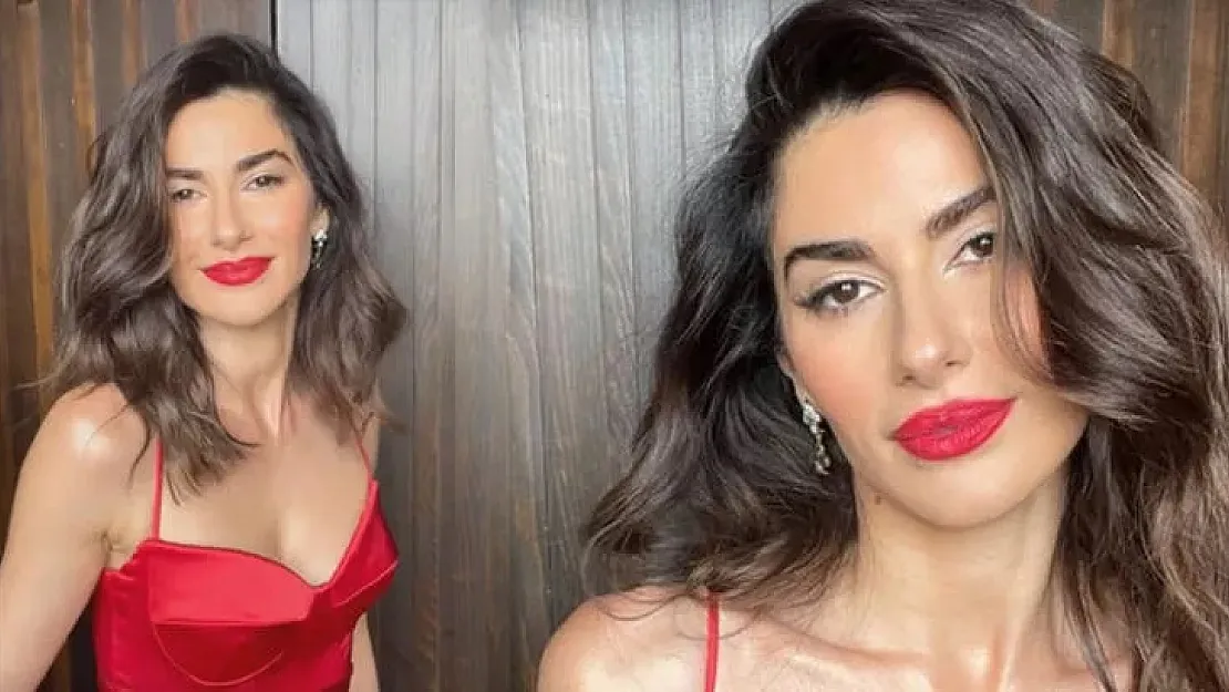 Nesrin Cevadzade'nin ip askılı elbisesi ile verdiği poz sosyal medyada deprem etkisi yarattı!