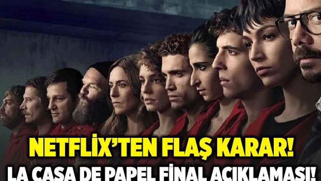 Netflix'ten flaş La Casa De Papel açıklaması! La Casa De Papel 5. sezon fragmanı yayınlandı mı? La Casa De Papel 5. sezon ne zaman?