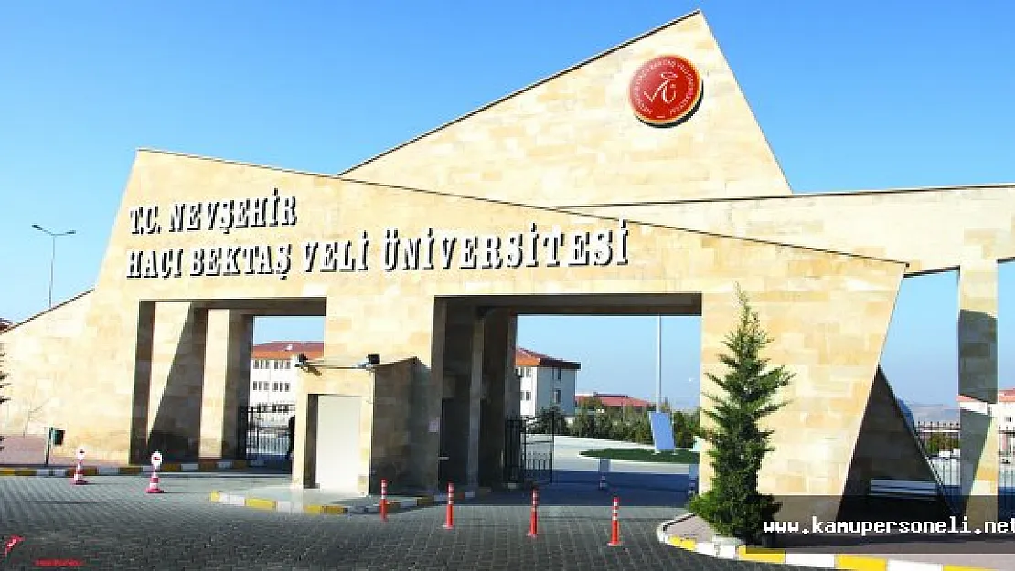 Nevşehir Hacı Bektaş Veli Üniversitesi Akademik Personel Alımı