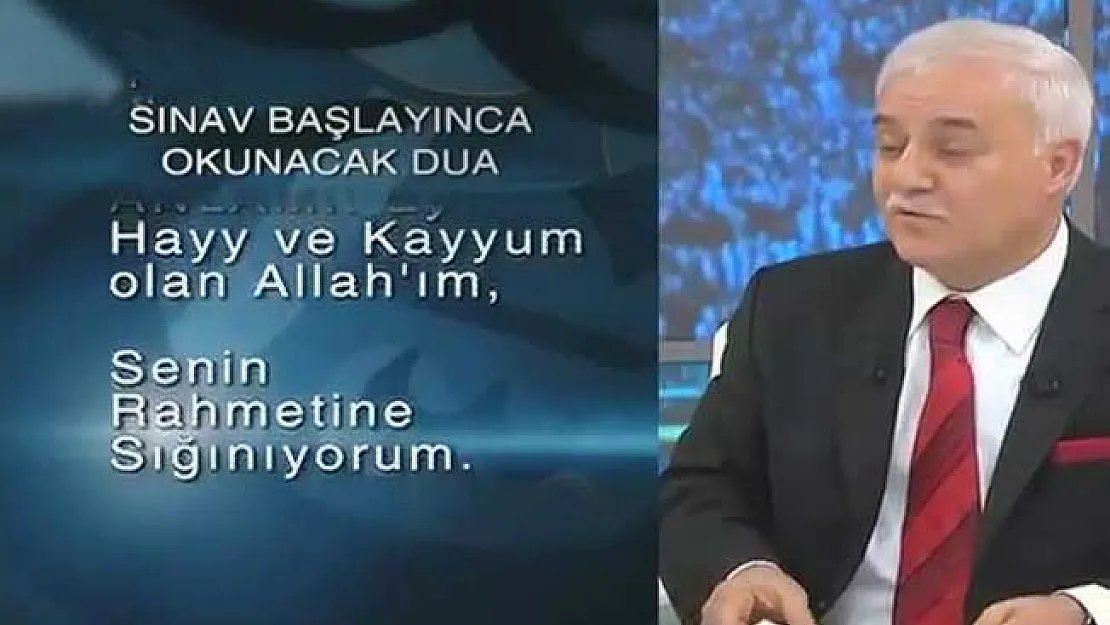 Nihat Hatipoğlu Tarafından KPSS Öncesi Okunması Tavsiye Edilen Dualar