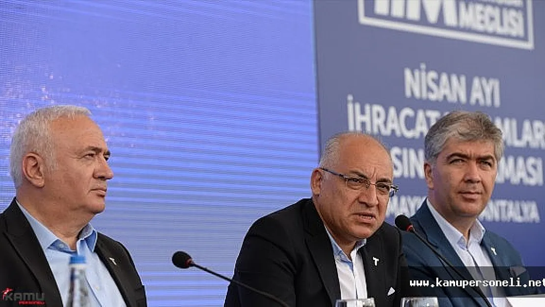 Nisan ayında ihracat düştü